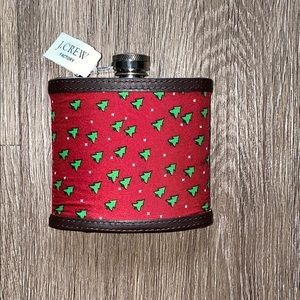 J. Crew Leather Trimmed Holiday Flask
